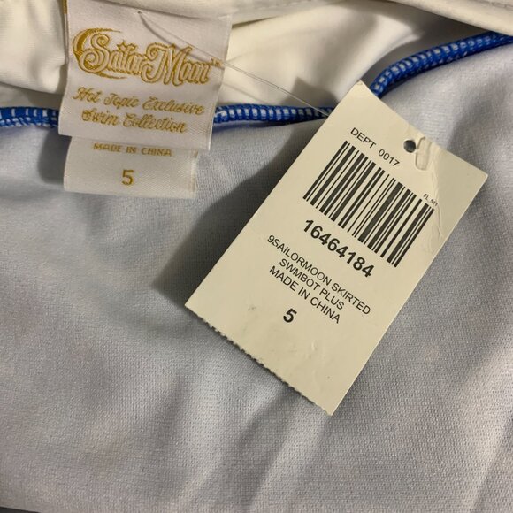 Hot Topic Swimsuit Swim Bottom High Waist Sailor Moon Cosplay Skirt Brief Plus 5 - Picture 3 of 3